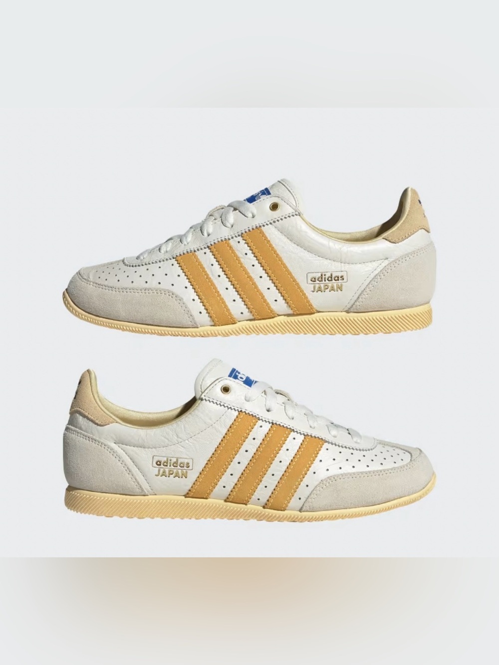 adidas Japan Shoes Cream Gold Vintage Retro Sneakers 1964 Size 7.5W/6.5 men